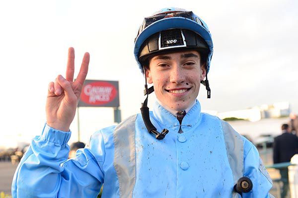 A night to remember for Shane Crosse as he rode his first double