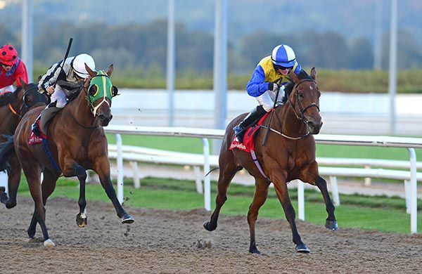 My Lark and Alan Persse (right)