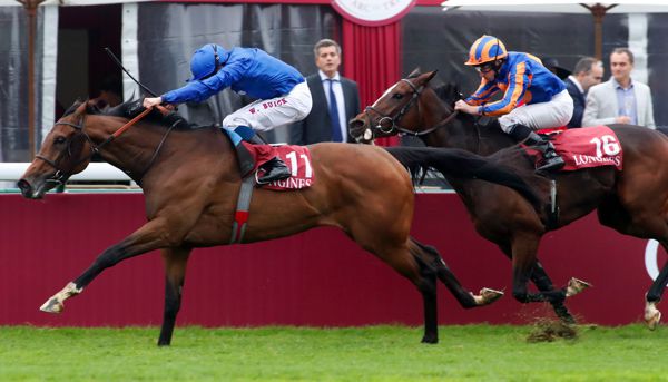 Wild Illusion (William Buick) beating Magic Wand