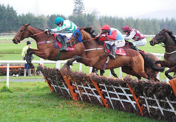 Ar Eagla Na Heagla, near side, unleashes her challenge