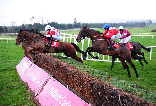 Dr Mikey (leading) pictured on his way to victory at Gowran in November