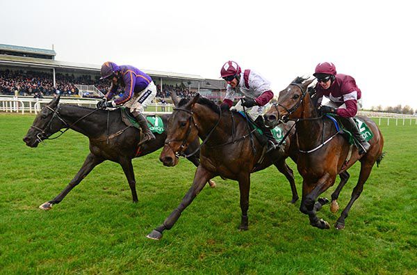 1,2,3 (l to r) Easy Game (Ruby Walsh), Magnium (Robbie Power) and Choungaya (Mark Walsh)