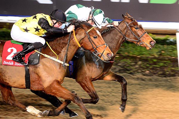 Lunastar and Niall McCullagh beats Munfallet and Ross Coakley