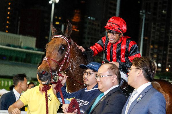 Silvestre de Sousa after victory on Experto Crede 
