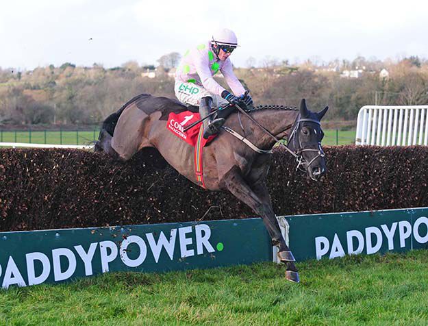 Camelia De Cotte and Paul Townend pictured on their way to victory