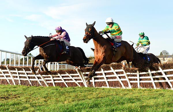 At Your Ease (nearside) and Barry Geraghty