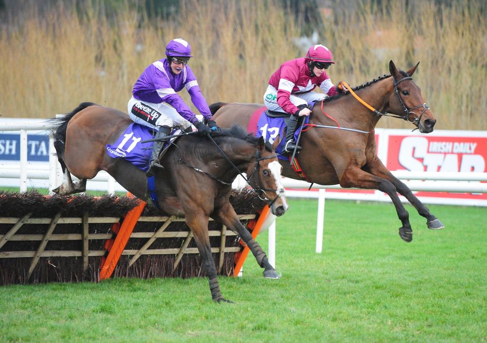 Cuneo, far side, jumps the last with Thermistocles