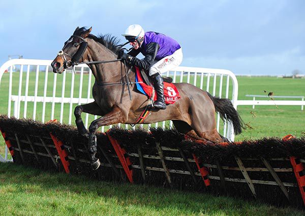 The Holy One and Robbie Power winning the auction maiden hurdle