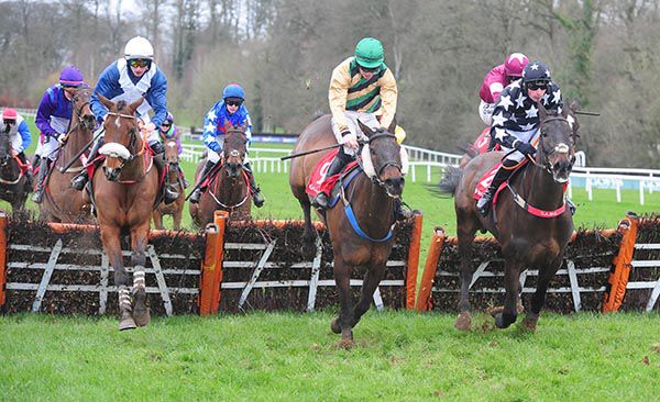 L to r - Father Jed (Tommy Brett, winner), Mill Forge (2nd) and Global Fert (3rd)