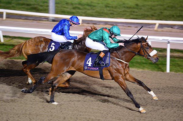 Mouriyani (Oisin Orr) beats Pearlman (Ronan Whelan)