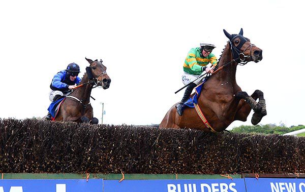 At Your Ease (Donagh Meyler) leads Three Kings (Jack Kennedy) home