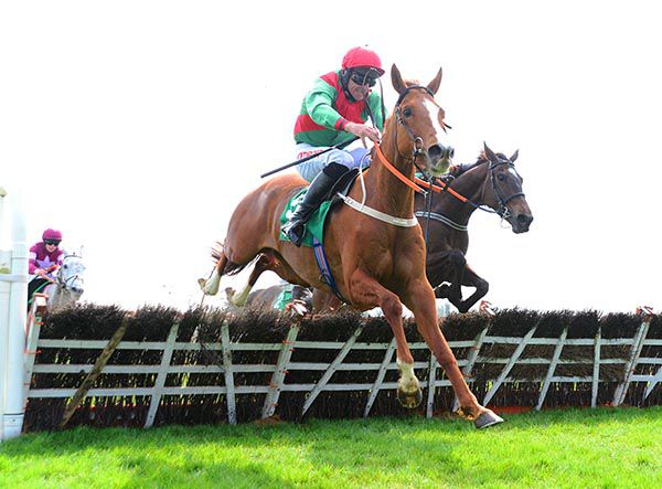 Rashaan and Davy Russell clear the last