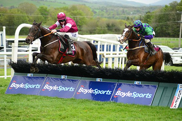 Soldier At War (Jack Kennedy) leads Castlebellingham (Denis Hogan) home