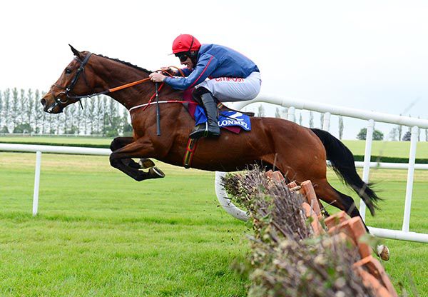 Ourauldman and Davy Russell pictured on their way to victory