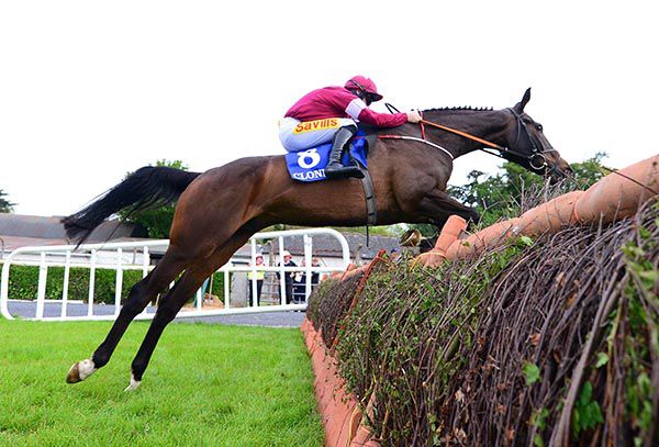 Megalomaniac and Sean Flanagan pictured on their way to victory