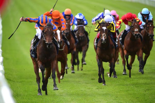 HERMOSA, seen here winning the Irish 1,000 Guineas, is fancied for the Qatar Nassau Stakes at Goodwood.