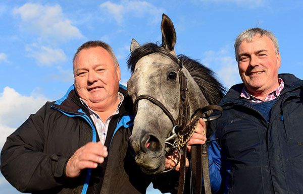 Michael Mulvany (left) with Stormy Tale and his brother Larry