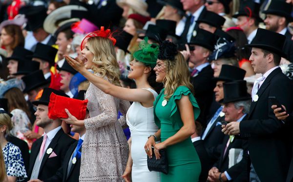 Cheering home the winner. Betting at Royal Ascot provides plenty of thrills for punters