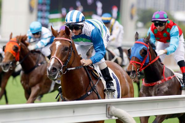 Voyage Warrior is a bullet down the Sha Tin straight.