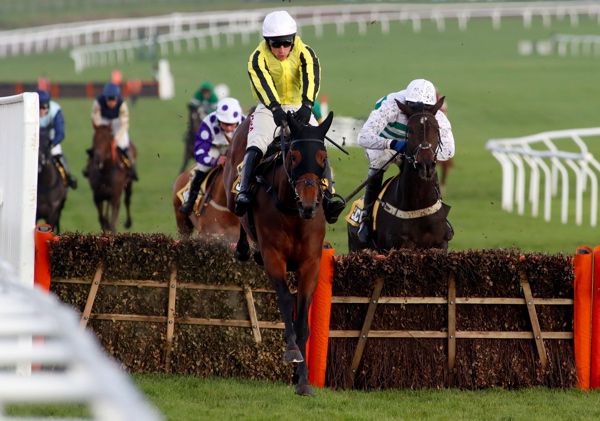 Allmankind winning at Cheltenham in November