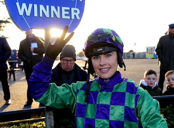 Aine O'Connor rode a double at Fairyhouse