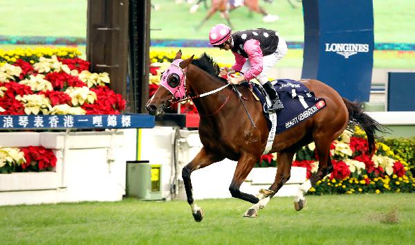 Beauty Generation is shooting for a third win in the Hong Kong Mile.