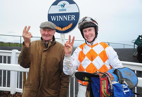 A day they won't forget - Willie Austin and Trevor Ryan after doubling up at Tramore