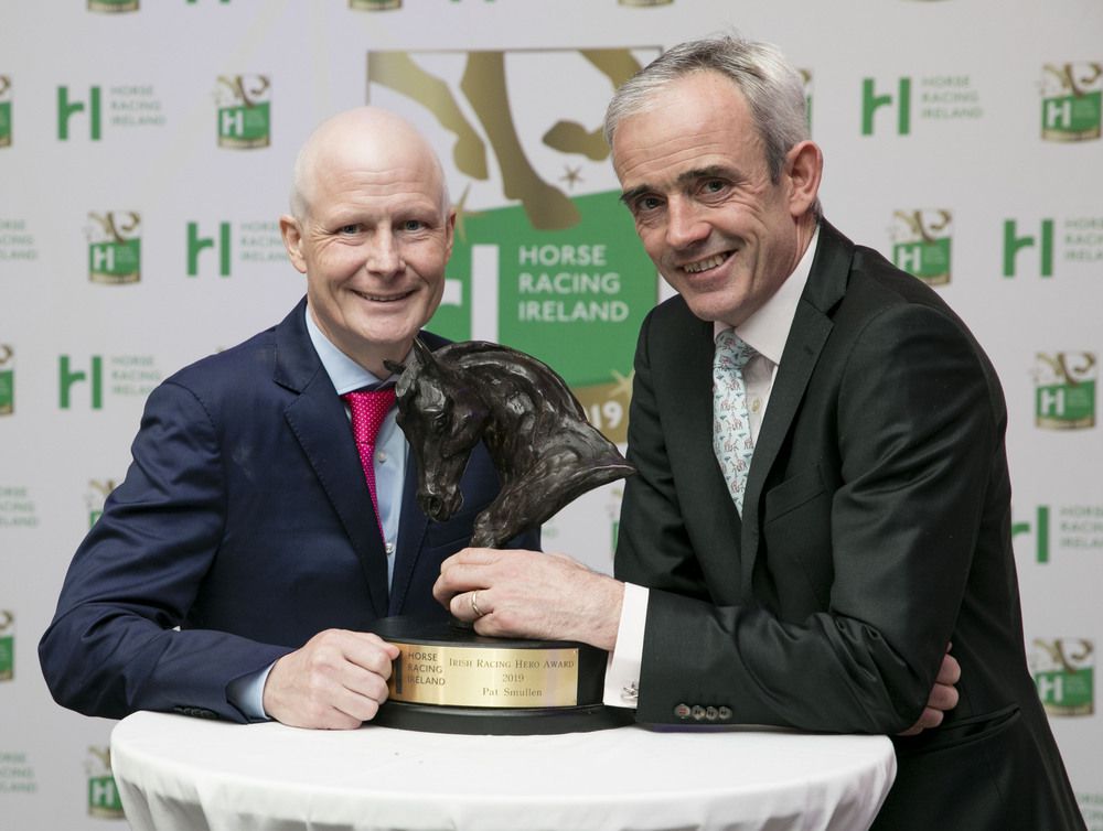 Pat Smullen (pictured with Ruby Walsh at HRI awards)