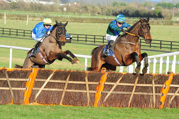 Wolfofallstreets (right) is tackled by Youngnedofthehill