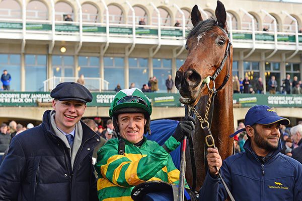 A Wave Of The Sea with Barry Geraghty and trainer Joseph O'Brien