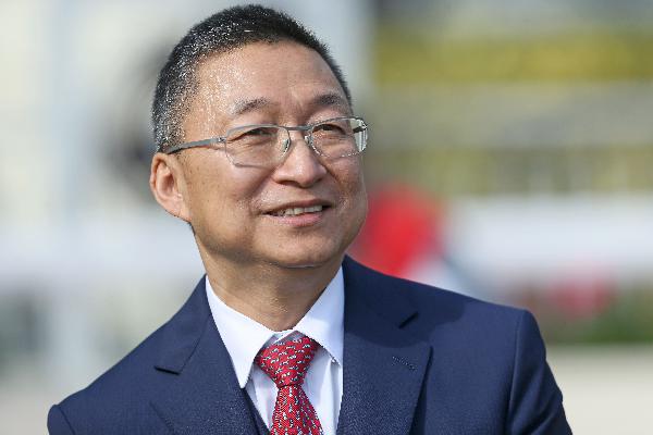 Francis Lui has a strong Derby hand.