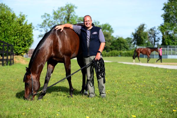 Siskin with trainer Ger Lyons