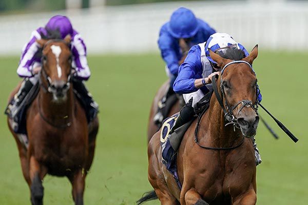 Lord North (right) winning the Prince of Wales' Stakes at Royal Ascot 