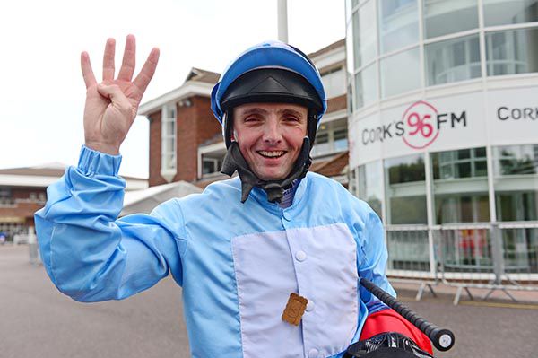 A four-timer for jockey Chris Hayes at Cork