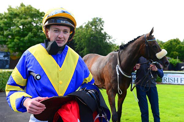 Rayounpour and Adam Farragher after winning the Cork Derby 