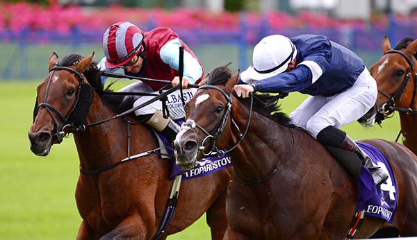 Numberoneson, white cap, leads them in