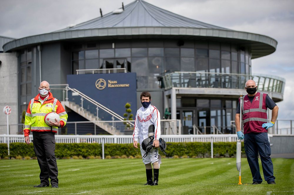 Darren Maguire, Shane Foley & Paul Whiteley at Naas today (photo Morgan Treacy)
