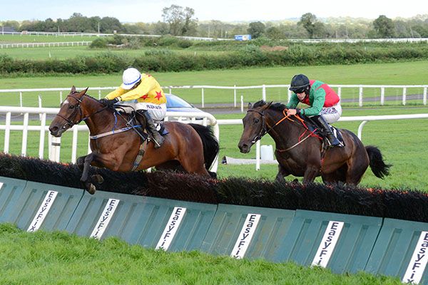 Beat Of The Sea (Conor McNamara) leads Sweet Sting (Brian Hayes) home