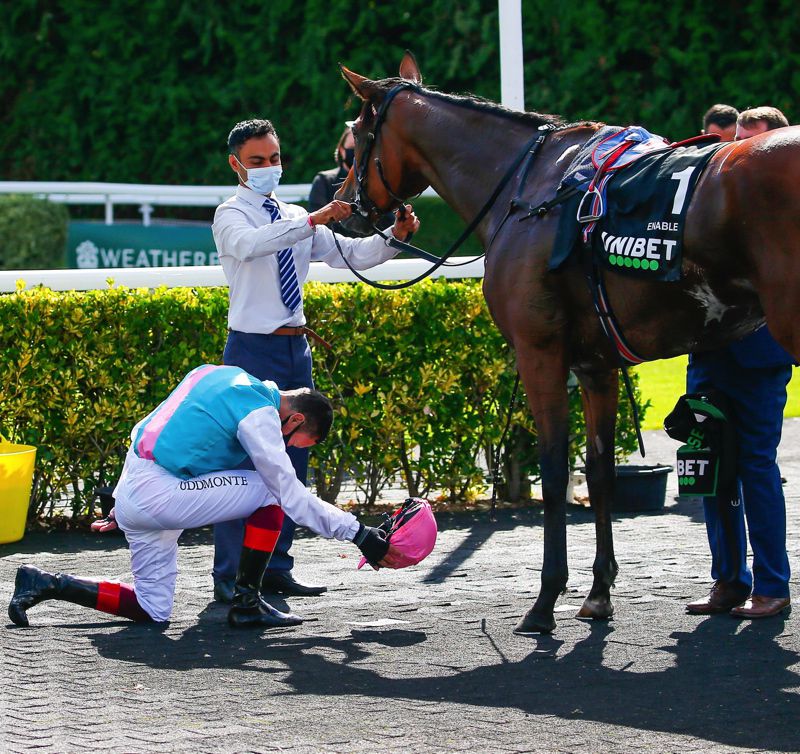 Frankie Dettori and Enable