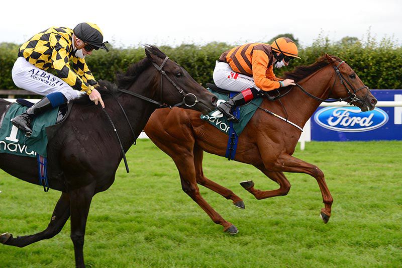 Ecclesiastical and Colin Keane (right) win from Boundless Power