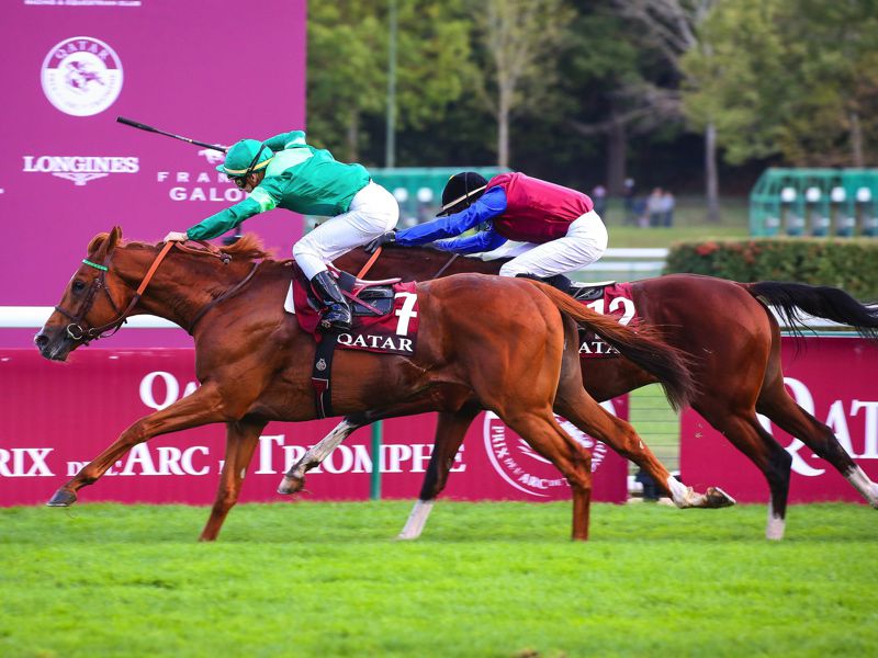 Sottsass winning the Arc on Sunday