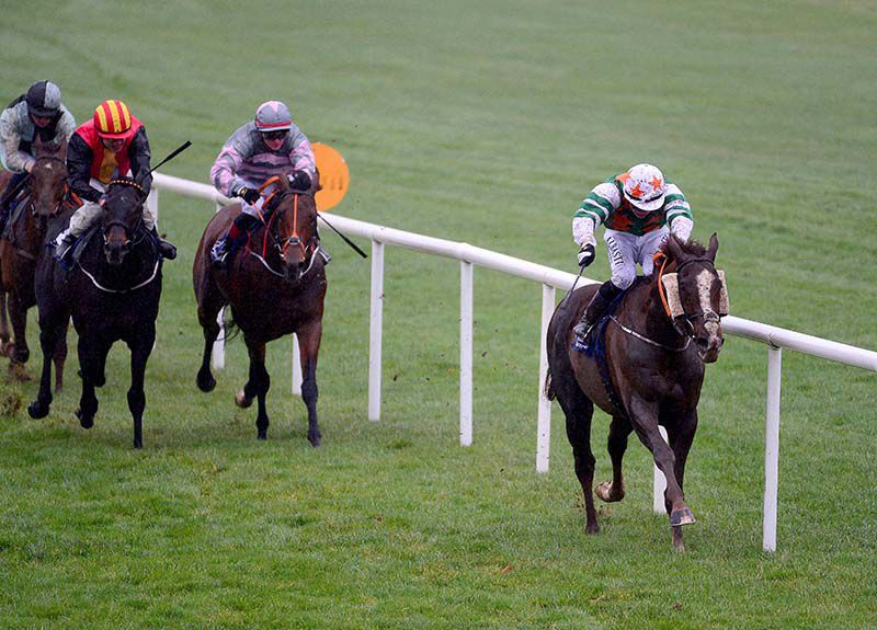Saltonstall and Gavin Ryan stride clear to land the Glencairn Stakes