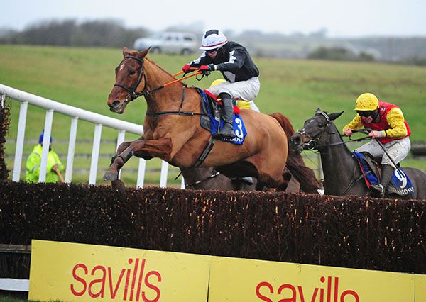 Moscowsowhat and Conor Orr jumping the last