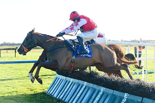 Peckham Springs and Adam Short jump the last