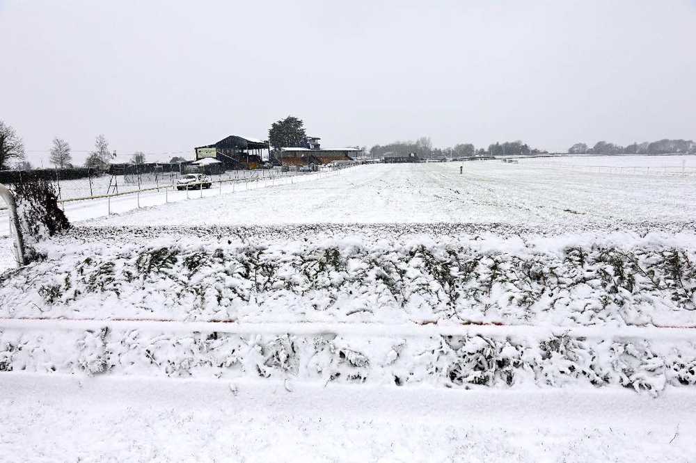 Snow covered Thurles today