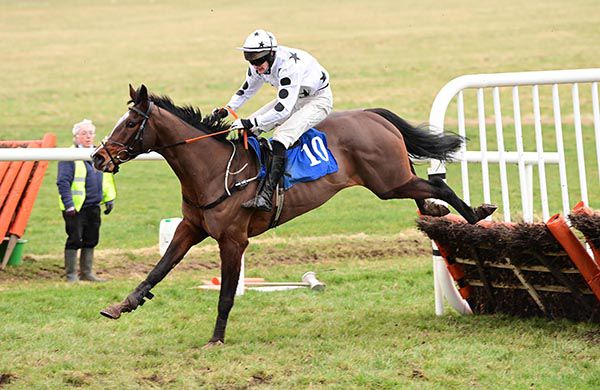 Knock Na Rea clears the last under Ambrose McCurtin