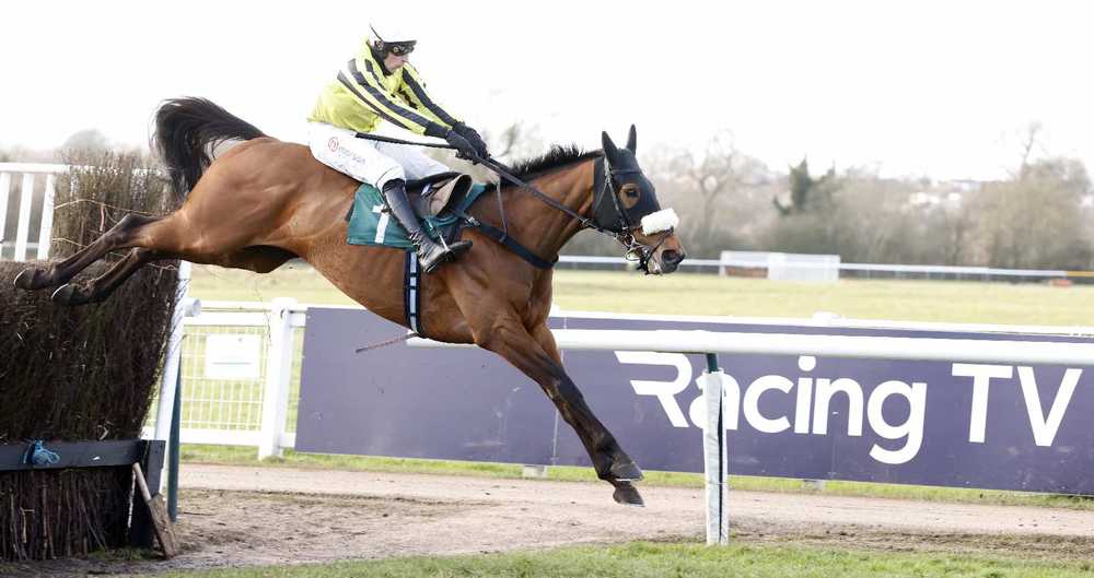Allmankind and Harry Skelton pictured on their way to victory