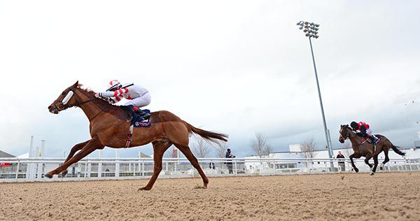 Grandmaster Flash and Dylan Browne McMonagle win the DundalkStadium.com Race