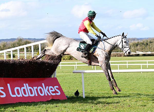 Young Dev and iron-less Hugh Morgan jump the last