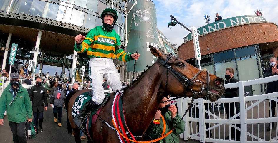 Rachael and Minella Times at Aintree